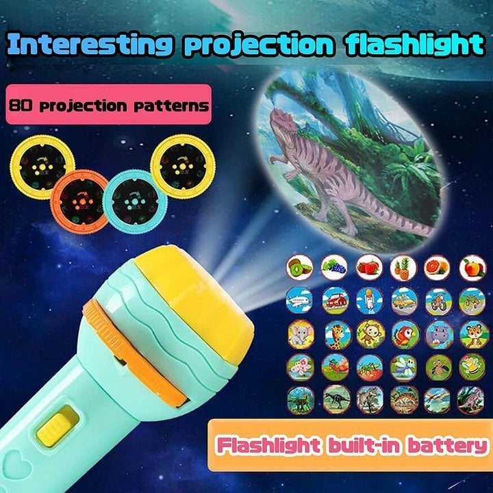 (🎅SALE-49% OFF)  Slide Projector Torch Projection Light