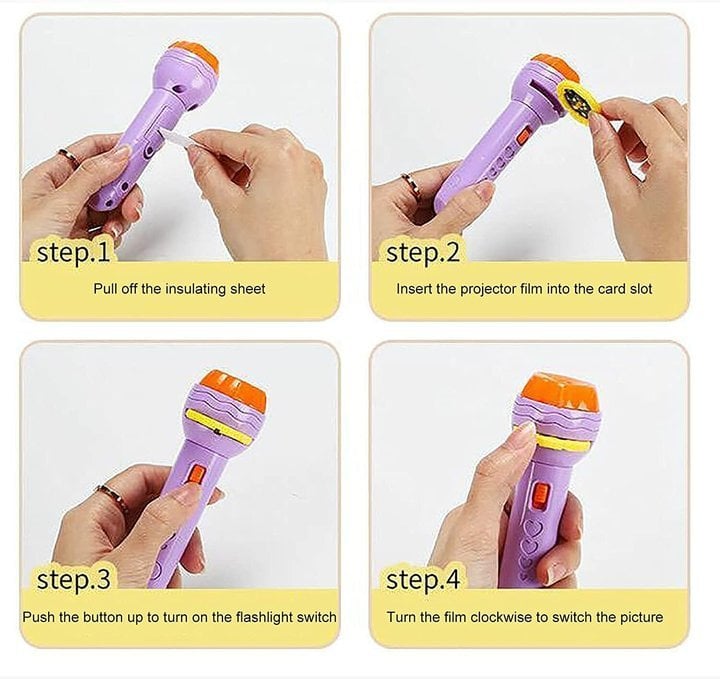 (🎅SALE-49% OFF)  Slide Projector Torch Projection Light