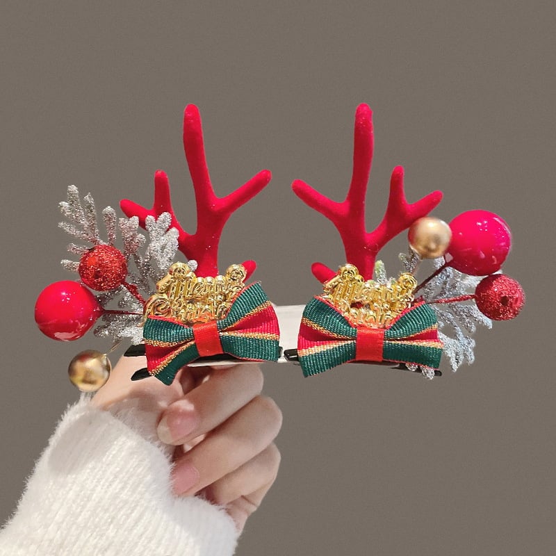 (🎅EARLY CHRISTMAS SALE - 49% OFF) Reindeer Christmas Hair Clips
