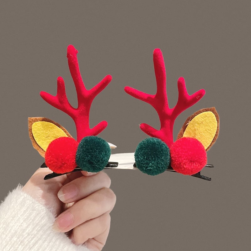 (🎅EARLY CHRISTMAS SALE - 49% OFF) Reindeer Christmas Hair Clips